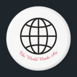 Aimant March is Youth Art Month, The World Needs Art<br><div class="desc">March is Youth Art Month,  The World Needs Art! Magnet</div>