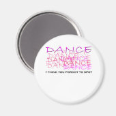 Aimant Marchandises de ballet Dancer (Recto/Verso)