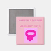 AIMANT MARCHE DES FEMMES (Recto/Verso)