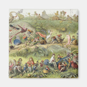 Aimant Marche triomphale de l'Elf-Roi, illustration de