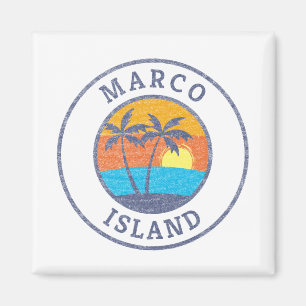 Aimant Marco Island, Floride style classique défraîchi