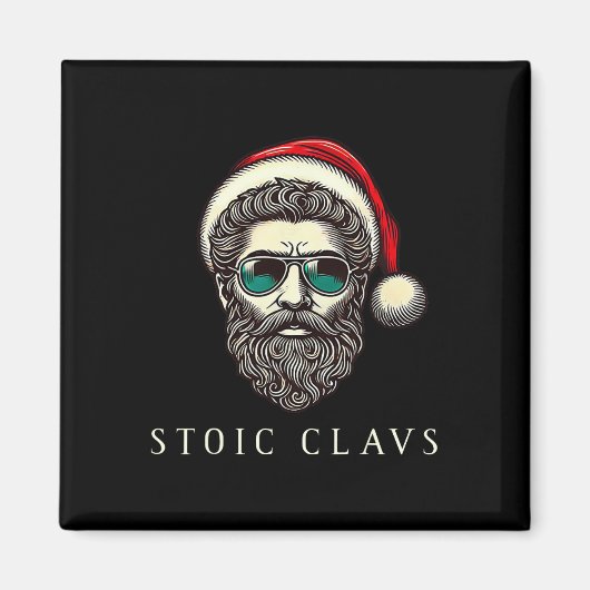 Aimant Marcus Aurelius Stoïcien Père Noël Stoïcisme Drôle (Devant)