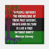 Aimant Marcus Garvey TREE SANS RACINE (Devant)