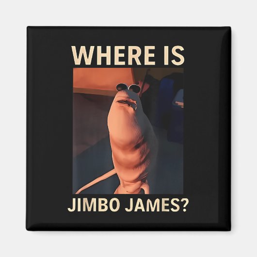 Aimant Marcus Le Ver Où Est Jimbo James Mème Drôle (Devant)