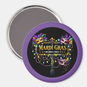 Aimant Mardi Gras (Recto/Verso)