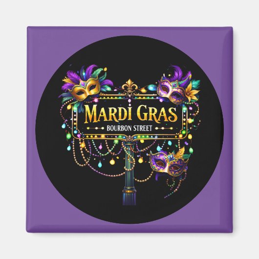 Aimant Mardi Gras (Devant)