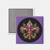 Aimant Mardi Gras (Recto/Verso)