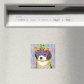 Aimant Mardi Gras Beagle (In Situ (Lave-vaisselle))