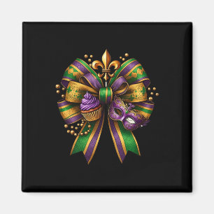 Aimant Mardi Gras Coquette Bow 1