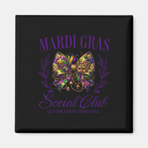 Aimant Mardi Gras Coquette Bow Louisiane Nouvelle-Orléans