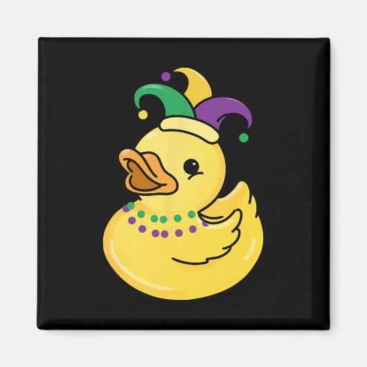 Aimant Mardi Gras Duck (Devant)