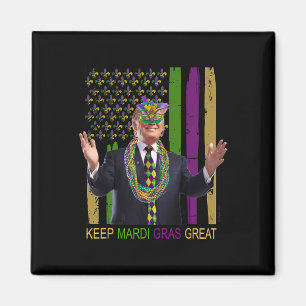 Aimant Mardi Gras Grand Drôle Trump Mardi Gras 2020