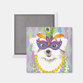 Aimant Mardi Gras Maltese (Recto/Verso)