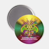 Aimant Mardi-Gras-Mask-The-Queen-V-4 (Recto/Verso)