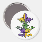 Aimant Mardi Gras Pourcentage (Recto/Verso)