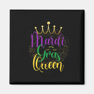 Aimant Mardi Gras Queen Parade Costume Party Femmes Cadea
