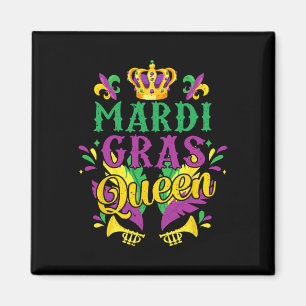 Aimant Mardi Gras Queen Parade Costume Party Femmes Fille