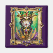 Aimant Mardi Gras Realm Portraits - Le Roi (Devant)
