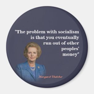 Aimant Margaret Thatcher Cite Sur Le Socialisme