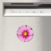 Aimant marguerite rose vif (In Situ (Lave-vaisselle))