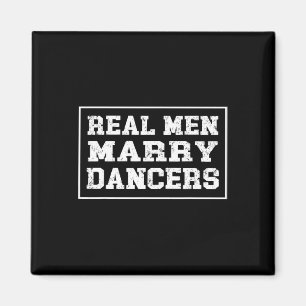 Aimant Mari dansant T Chemise Real Hommes mariés Danseurs
