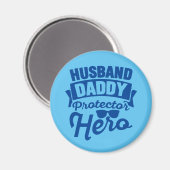 Aimant Mari. Papa. Protecteur. Hero. (Recto/Verso)