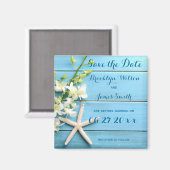 Aimant Mariage À L'Éstarfish Sauvegarder L'Aimant Date Av (Recto/Verso)