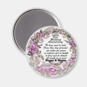 Aimant mariage Anniversaire (Recto/Verso)