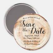 Aimant Mariage arrière - plan de l'arbre de disque en boi (Recto/Verso)