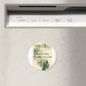 Aimant Mariage Art déco, Save the... (In Situ (Lave-vaisselle))