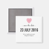 Aimant Mariage Charmant & Simple Enregistrer L'Aimant Dat (Recto/Verso)