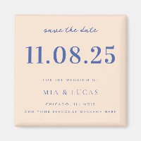 Mariage Chic Minimal Date Non Photo Enregistrer La