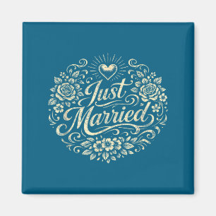 Aimant Mariage classique amour de jeunes mariés lune de m