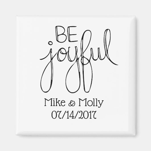 Aimant Mariage Date Favoriser (Devant)