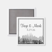 Aimant Mariage de destination Chicago (Recto/Verso)