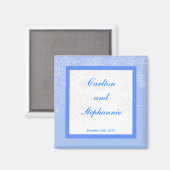 Aimant Mariage de flocon de neige Favoriser (Recto/Verso)