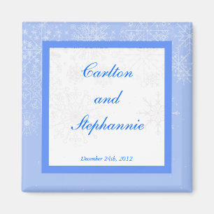 Aimant Mariage de flocon de neige Favoriser