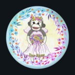 Aimant mariage de la mariée de singe de soon<br><div class="desc">Aimant mariage de singe, vêtements de Mariage de mariée, t-shirts Mariages, cadeaux de mariage par ArtMuvz Illustration. Correspondant douche de nage Mariage personnalisable, réception, drap de répétition. POUR PERSONNALISER ajoutez votre nom ou ajoutez du texte à la place. Customisez cet aimant de mariée mariage pour le rendre unique à vous...</div>