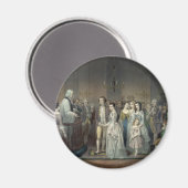 Aimant Mariage de l'aimant George Washington (Recto/Verso)