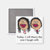 Aimant Mariage de mon meilleur ami (Recto/Verso)