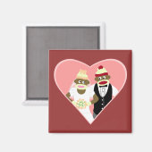 Aimant Mariage de singe de réserve (Recto/Verso)