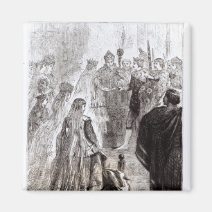 Aimant Mariage d'Edouard II et d'Isabella de la France