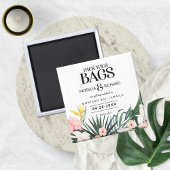 Aimant Mariage Destination Tropicale Enregistrer La Date