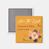 Aimant Mariage D'Été Enregistrer La Date Invitation Magne (Recto/Verso)