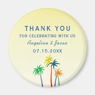 Aimant Mariage d'été Merci Favor