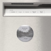 Aimant Mariage d'hiver enregistrer l'aimant de date (In Situ (Lave-vaisselle))