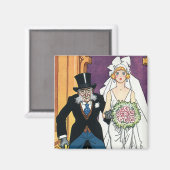 Aimant Mariage drôle vintage, mai décembre Romance (Recto/Verso)