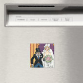 Aimant Mariage drôle vintage, mai décembre Romance (In Situ (Lave-vaisselle))