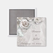 Aimant Mariage élégant (Recto/Verso)