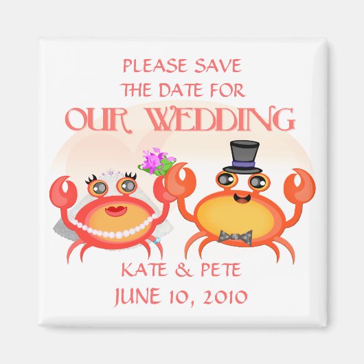 Aimant Mariage / Enregistrer La Date Annonce (Devant)